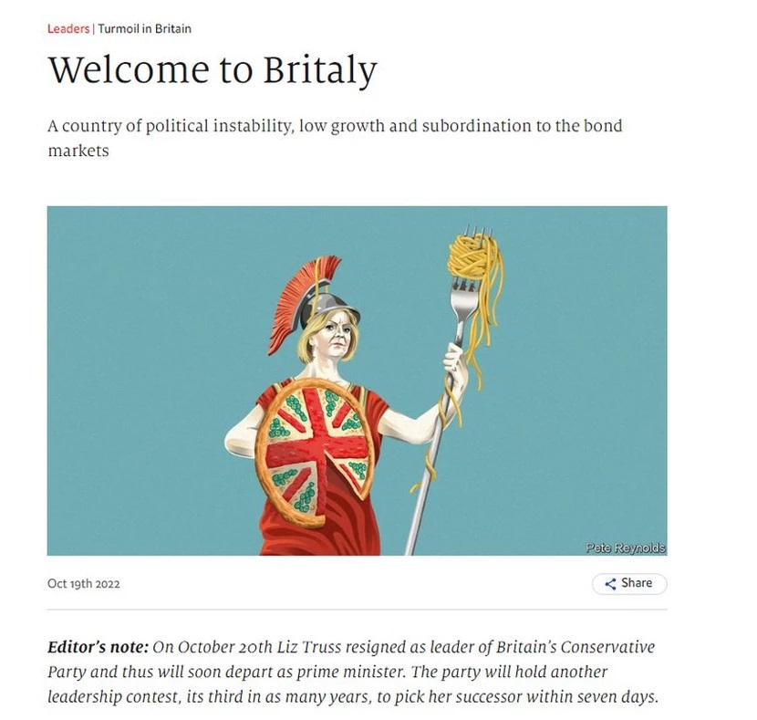 Λιζ Τρας στον Economist