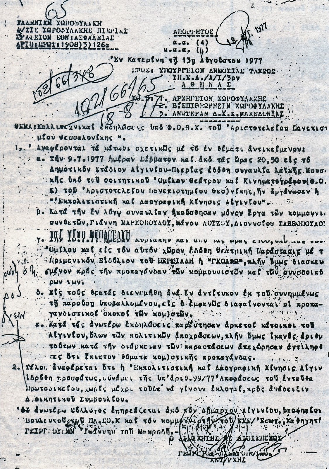 Έγγραφο - Απόρρητο