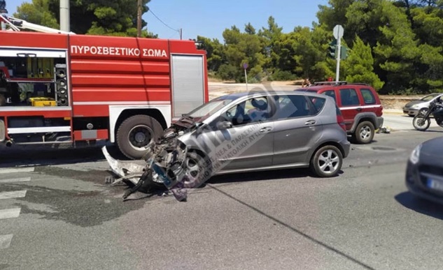 Τροχαίο στη Ραφήνα