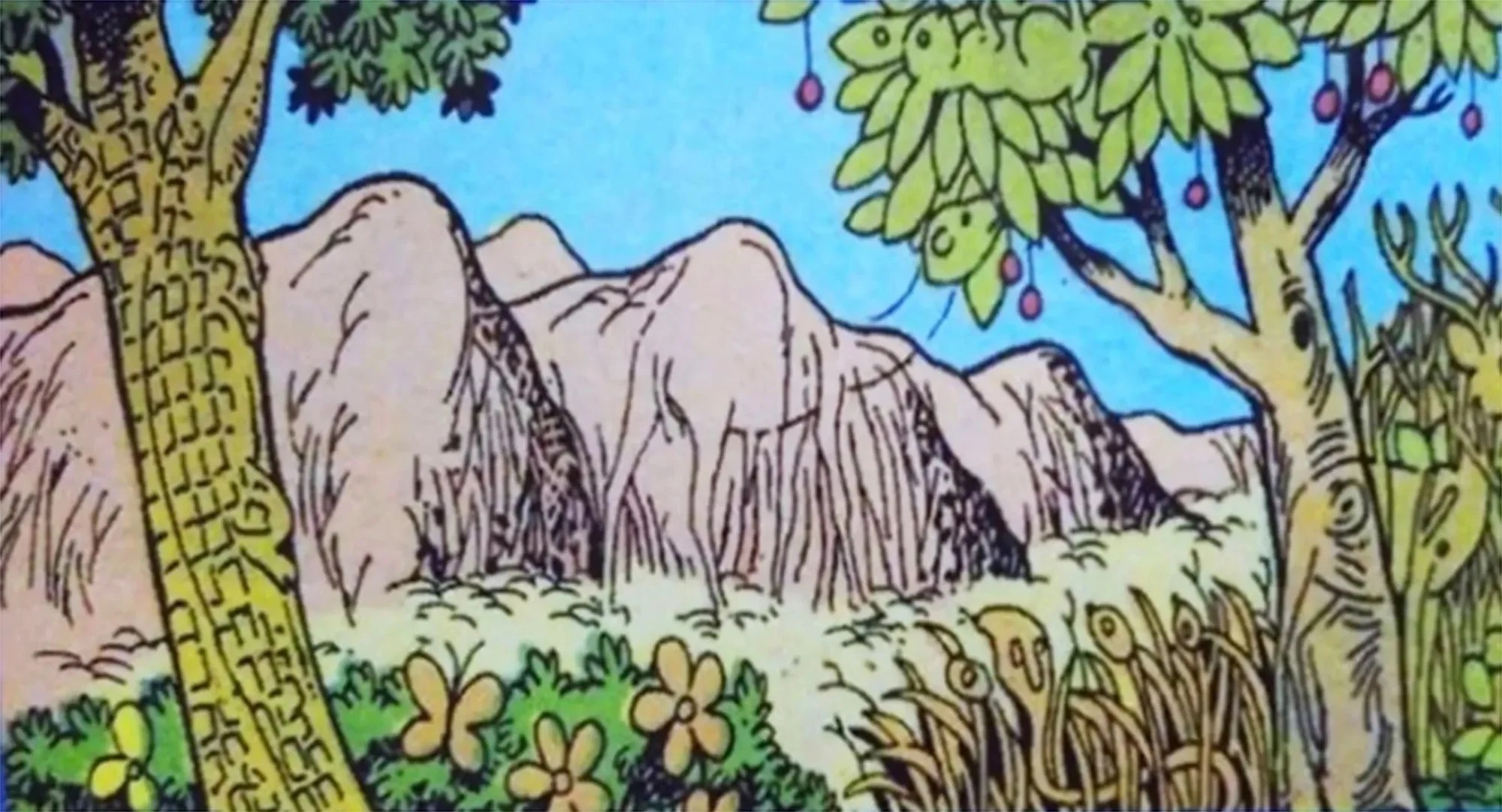 Οφθαλμαπάτη με βουνό