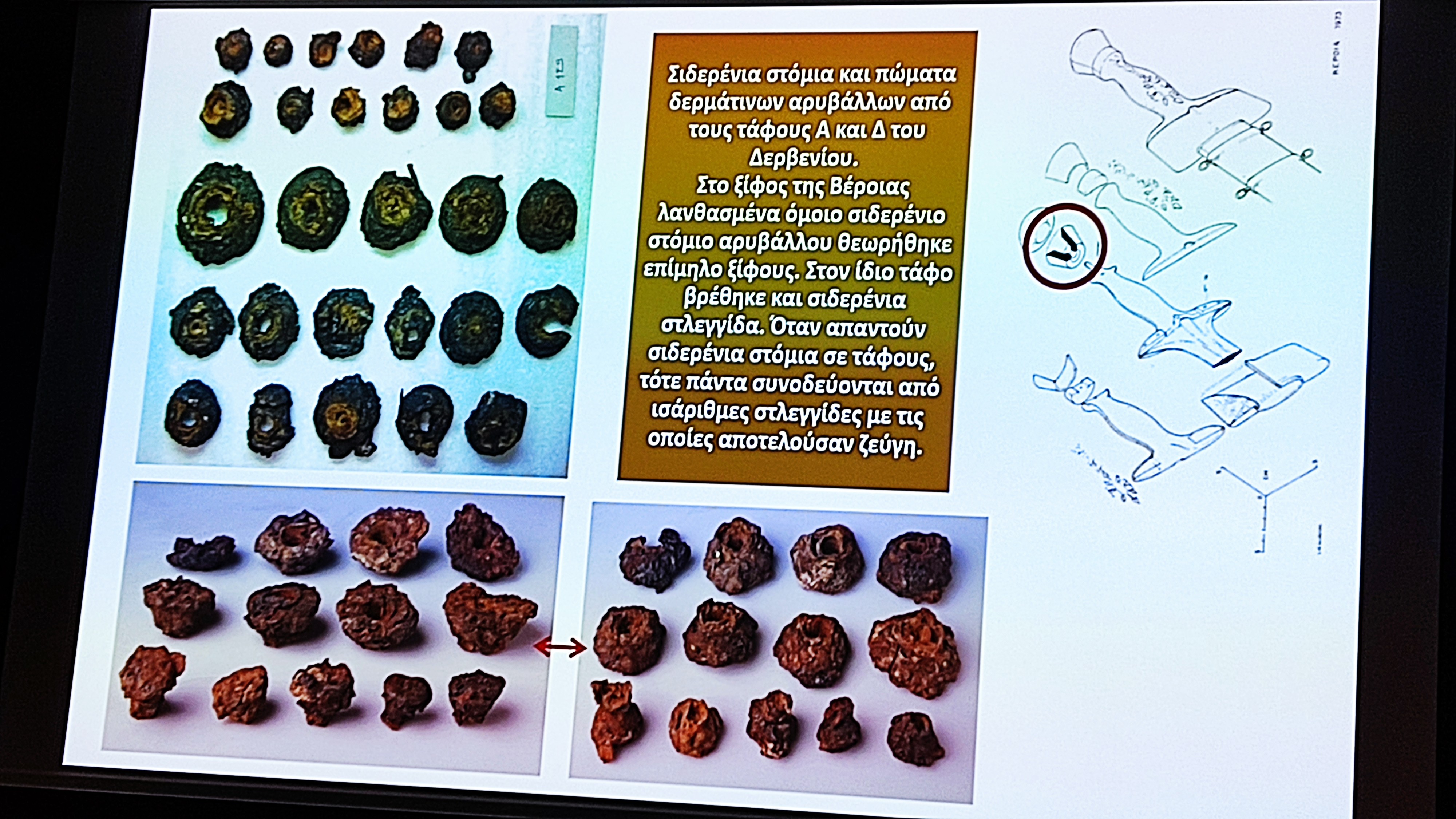 Ανακαλύψεις στους τάφους του Δερβενίου