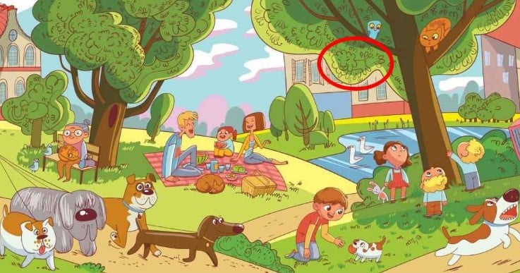 Λύση στην οφθαλμαπάτη με το λιοντάρι