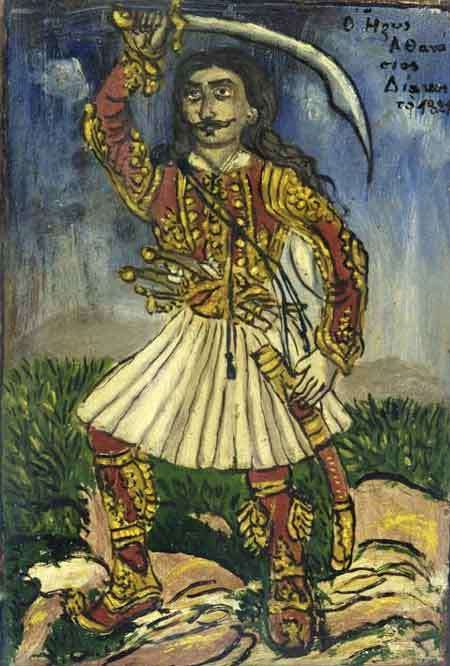 pinakas9.jpg Ο Αθανάσιος Διάκος. Έργο Θεόφιλου