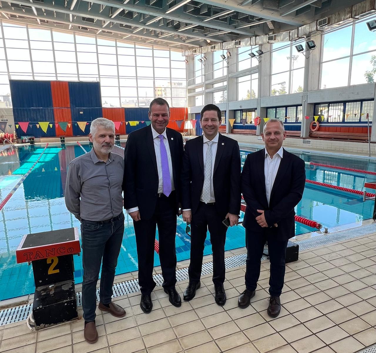 Τελετή εγκαινίων των ανακαινισμένων εξωτερικών γηπέδων της Σχολής Επιστήμης Φυσικής Αγωγής και Αθλητισμού