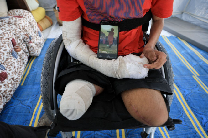 Επιζών γενοκτονίας της Γάζας