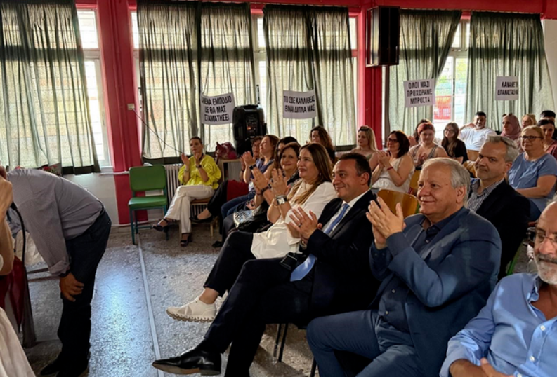 Ο Υφυπουργός Παιδείας Κωνσταντίνος Βλάσης στο Σ.Δ.Ε. Καλλιθέας