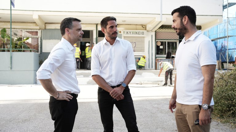 Χάρης Δούκας για εργασίες σε σχολεία