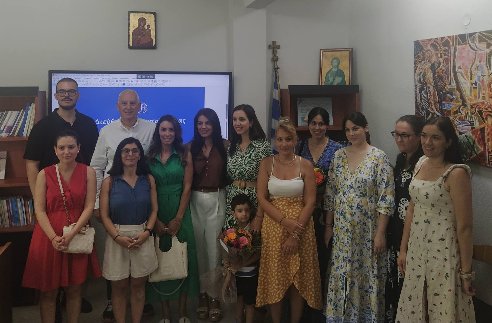 οι πρώτοι 12 νεοδιορισμένοι εκπαιδευτικοί στη Διεύθυνση Πρωτοβάθμιας Εκπαίδευσης Τρικάλων