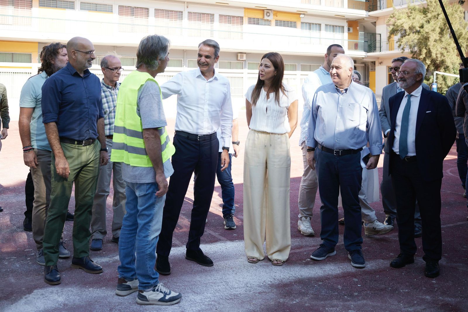 Μητσοτάκης Ζαχαράκη επίσκεψη