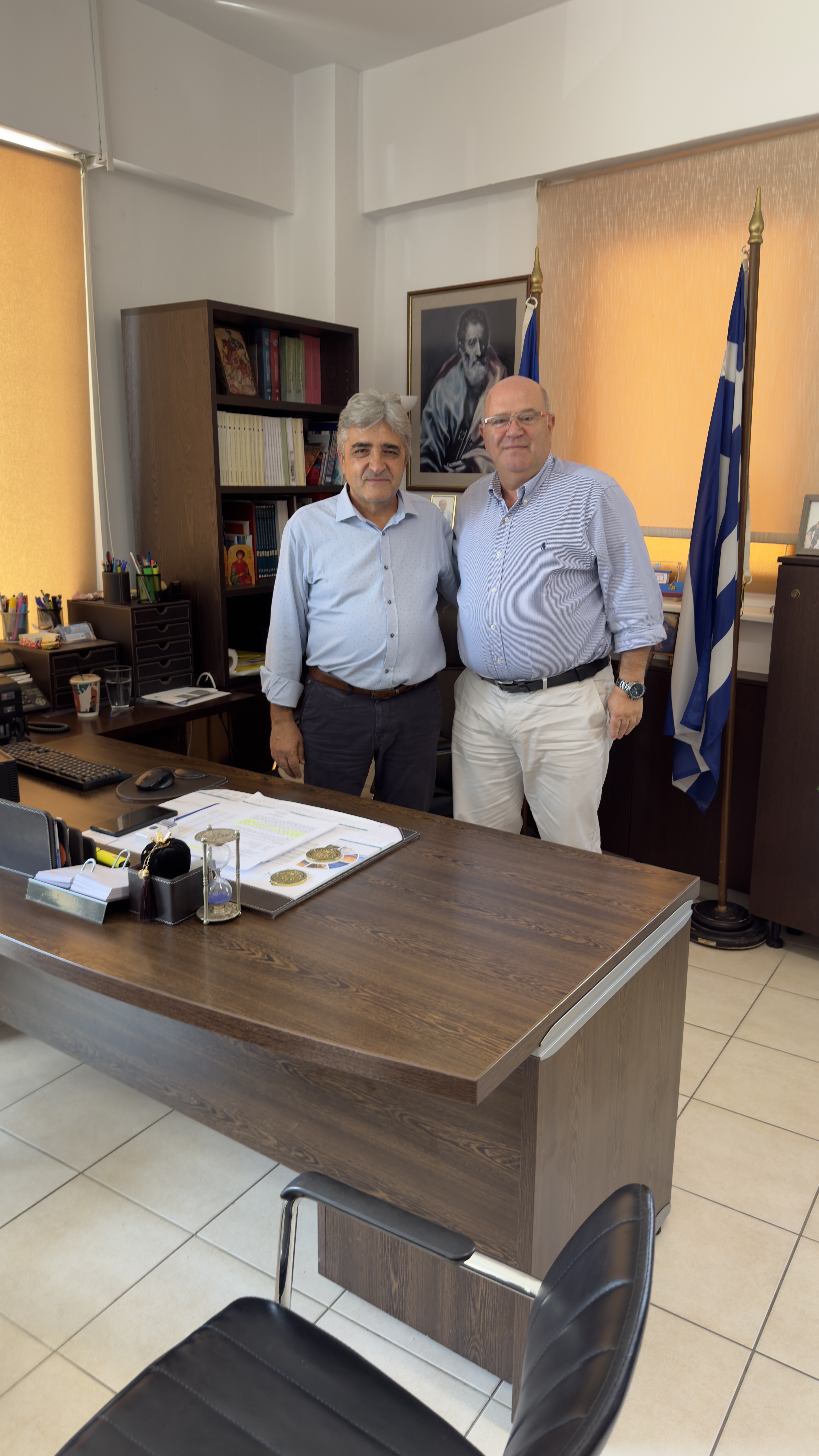 Επίσκεψη του Διευθυντή Ειδικής Αγωγής και Εκπαίδευσης του ΥΠΑΙΘΑ στη Διεύθυνση Π.Ε. Ηρακλείου