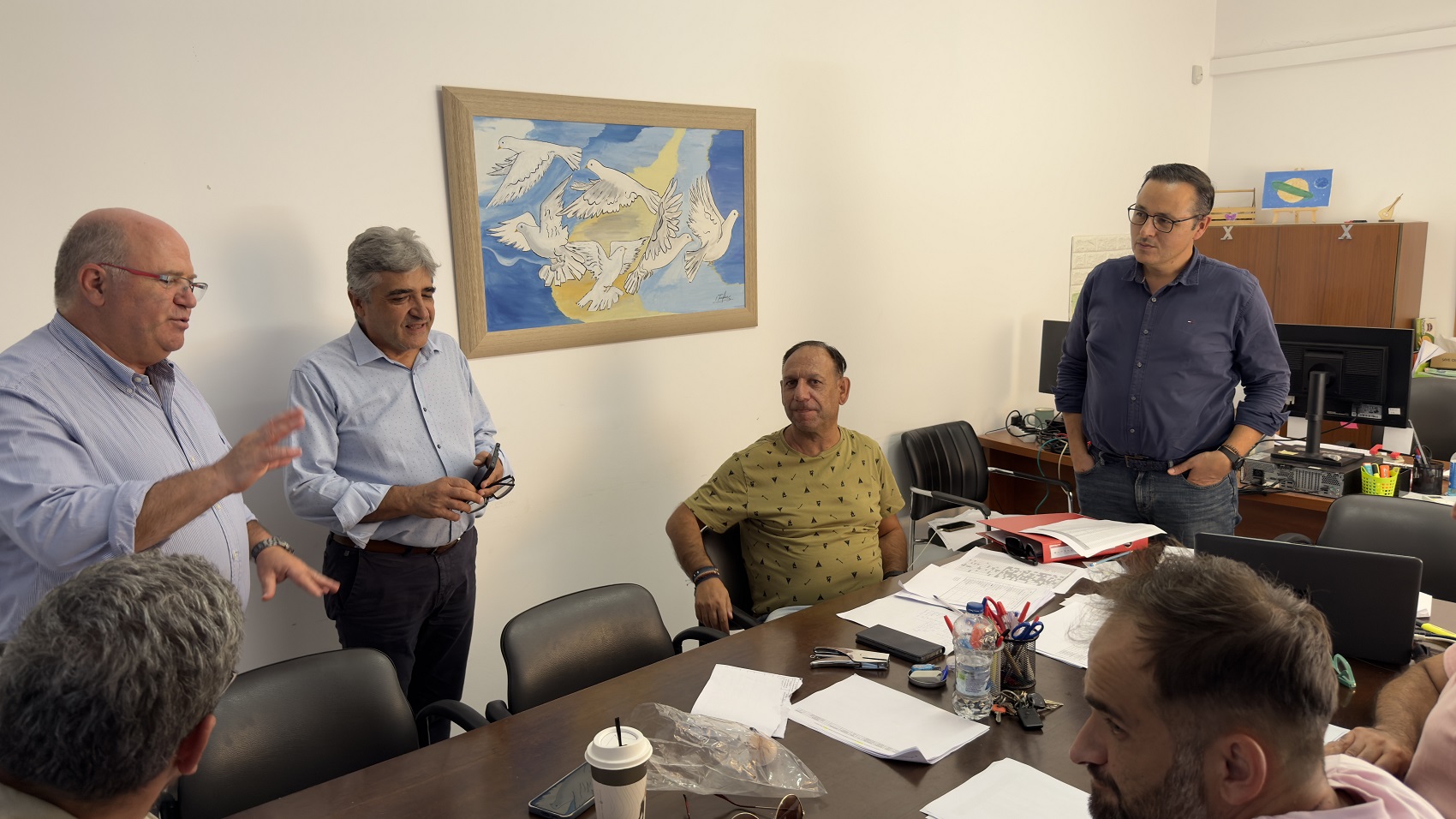 Επίσκεψη του Διευθυντή Ειδικής Αγωγής και Εκπαίδευσης του ΥΠΑΙΘΑ στη Διεύθυνση Π.Ε. Ηρακλείου