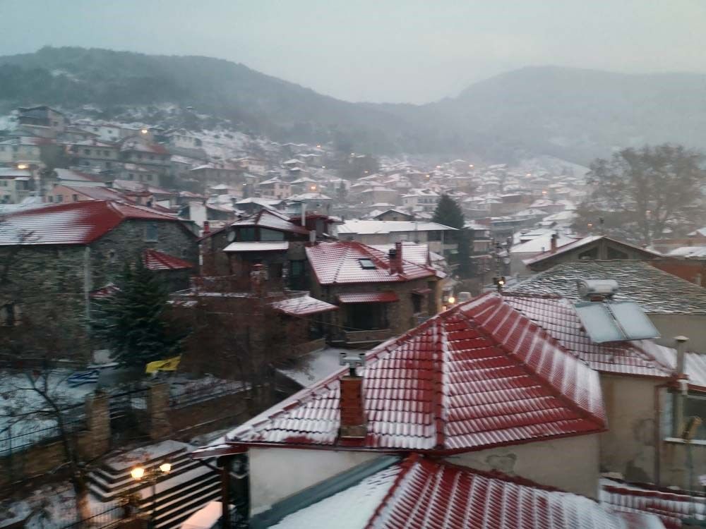 Χιόνι στην Ελασσόνα