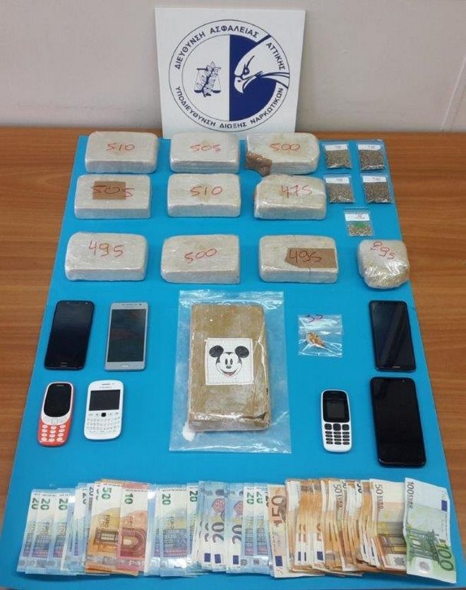 Συλλήψεις διακινητών στο κέντρο της Αθήνας