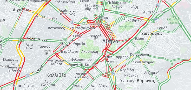 Κίνηση στους δρόμους