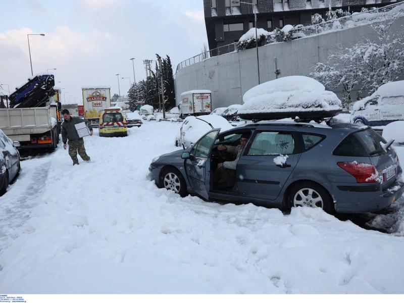 Κακοκαιρία στην Αττική Οδό