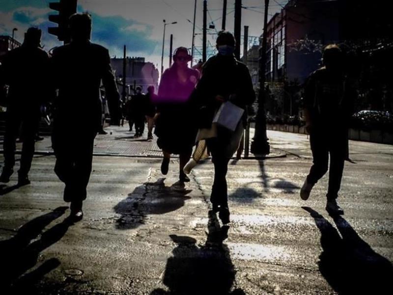 κόσμος, δρόμος, διάβαση, Πανεπιστημίου, Αθήνα, κέντρο, ήλιος