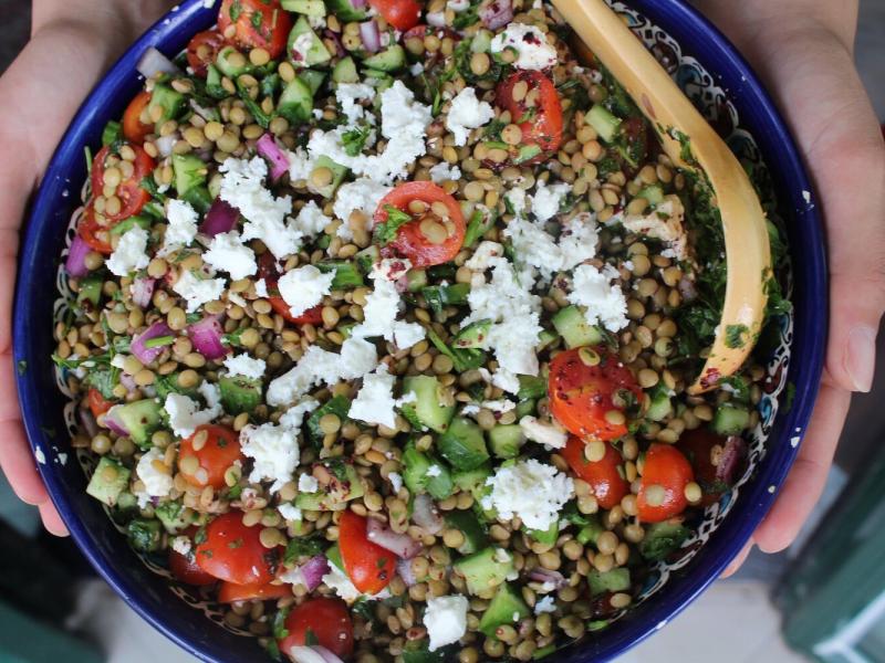 Σαλάτα με φακές