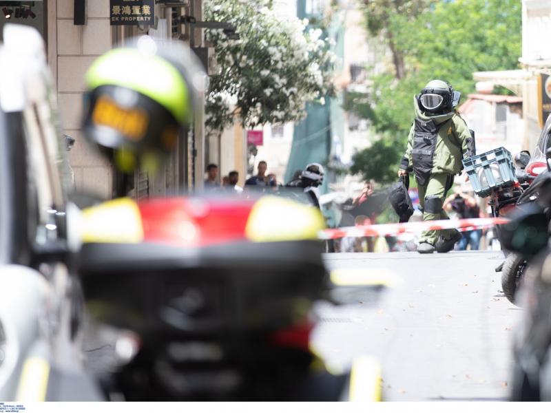 Ύποπτη βαλίτσα στο κέντρο της Αθήνας