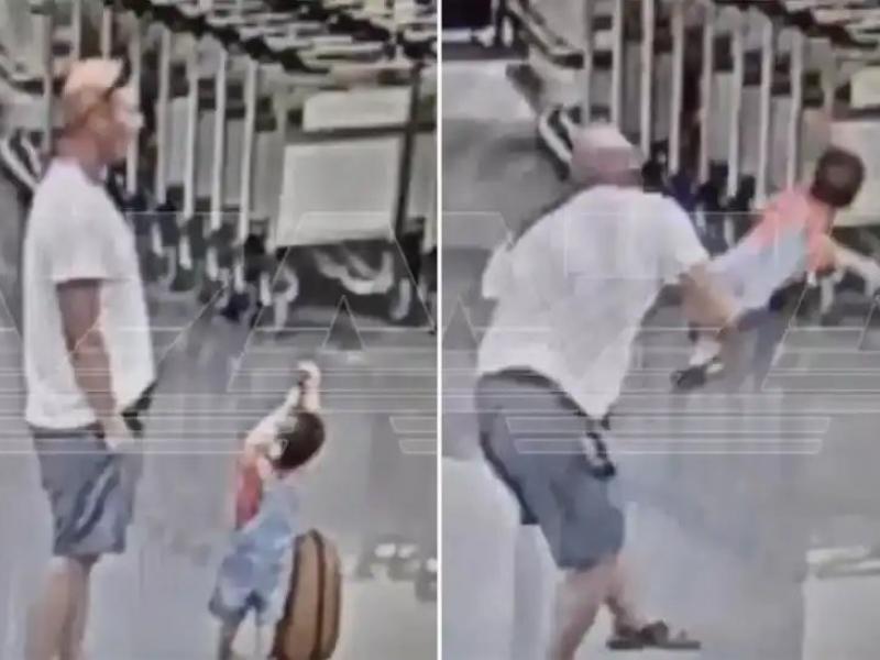 Μόσχα: Άνδρας αρπάζει παιδί και το πετάει βίαια στο πάτωμα του αεροδρομίου-Σε κώμα το μικρό αγόρι (Βίντεο)