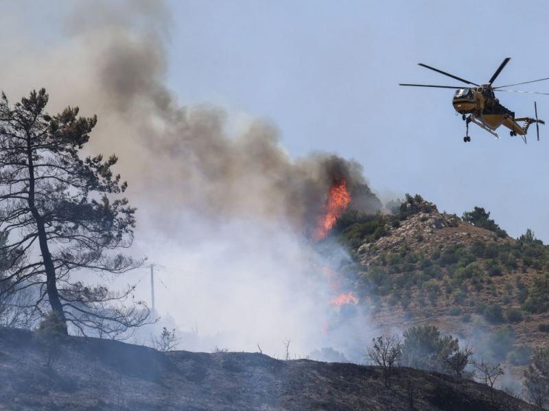 Φωτιά στη Χίο