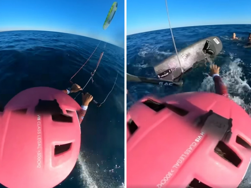 Δραματικές σκηνές: Τουρίστας και η 10χρονη κόρη του σώθηκαν από αθλητές ιστιοπλοΐας (Video)