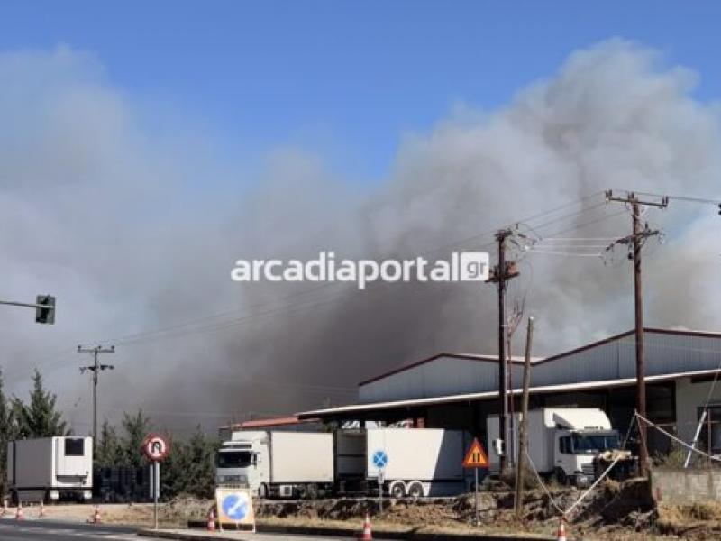 Συναγερμός στην Τρίπολη: Σε εξέλιξη μεγάλη φωτιά – Μήνυμα 112 για εκκένωση δύο περιοχών