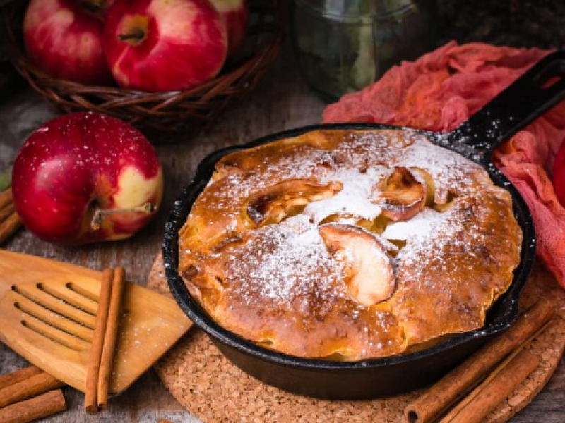 μηλοπιτα στο τηγανι