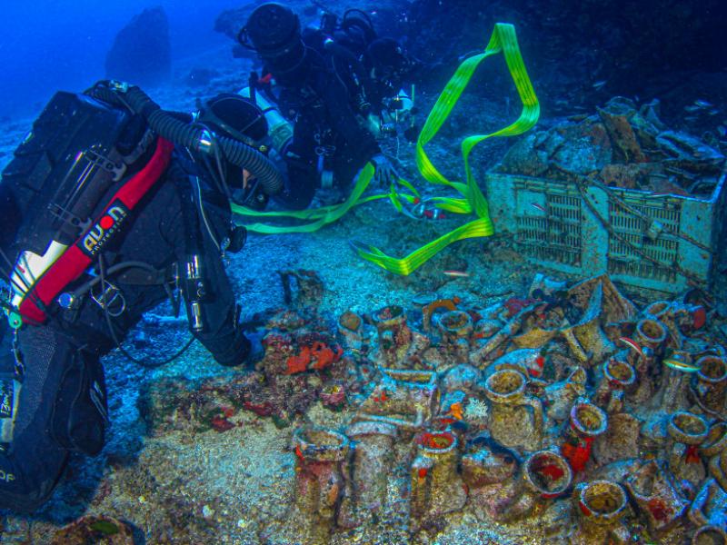 Νέα ευρήματα της υποβρύχιας αρχαιολογικής έρευνας στο ναυάγιο των Αντικυθήρων