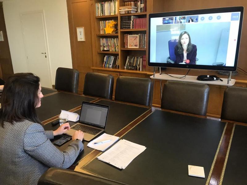 Κροατική προεδρία της ΕΕ σε Νίκη Κεραμέως για την εξ αποστάσεως εκπαίδευση: «Ευχαριστούμε για αυτήν την ιστορία επιτυχίας»