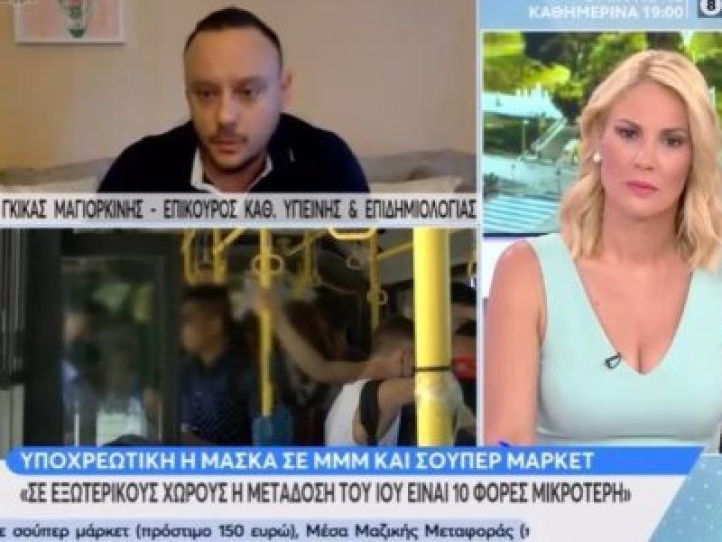 Μαγιορκίνης: Η μετάδοση του ιού σε εξωτερικούς χώρους είναι 10 φορές χαμηλότερη