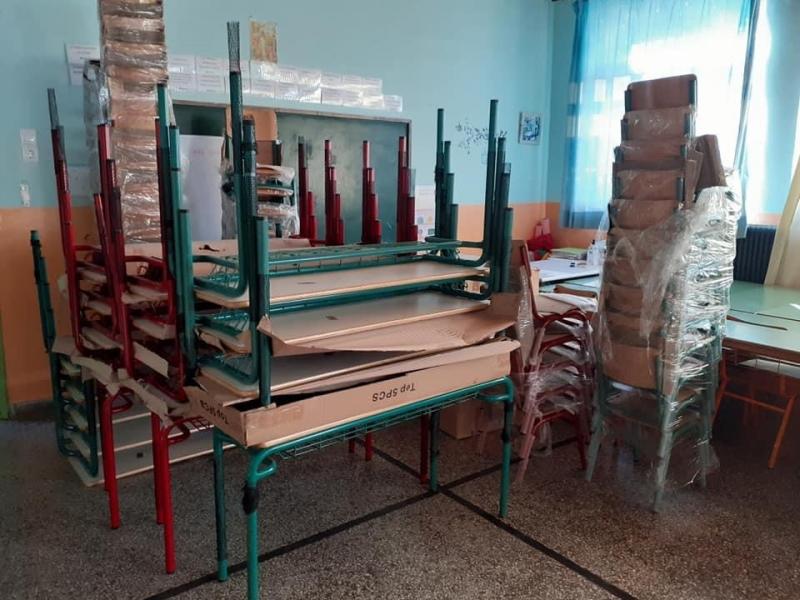 «Κτιριακές Υποδομές Α.Ε.» Παρέδωσε υλικοτεχνικό εξοπλισμό σε 1.632 σχολεία