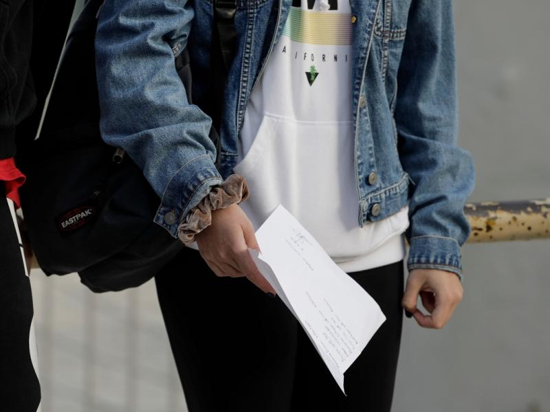 mathitis sxoleio self test