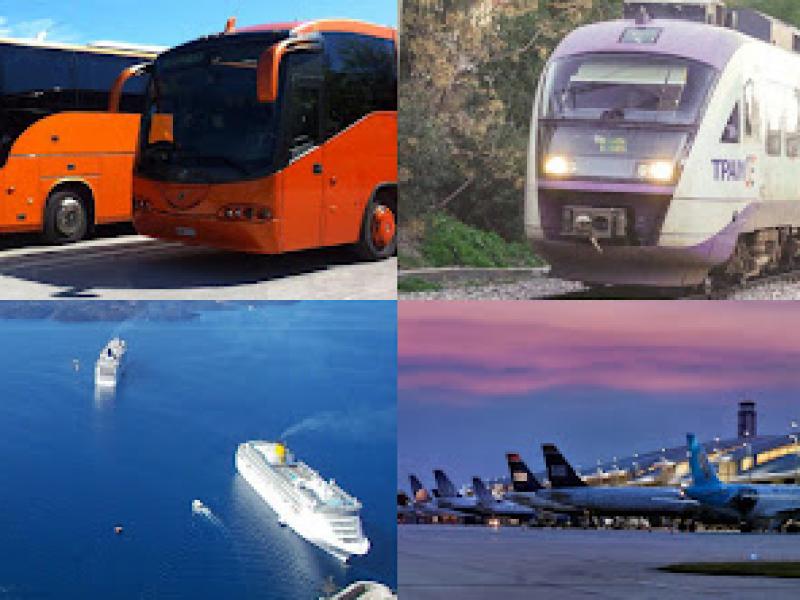 Τι αλλάζει από Δευτέρα στις μετακινήσεις με αεροπλάνα, τρένα, πλοία και ΚΤΕΛ
