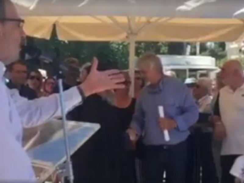 Τσακνής σε Ραχήλ Μακρή: "Σκάσε" (Βίντεο)