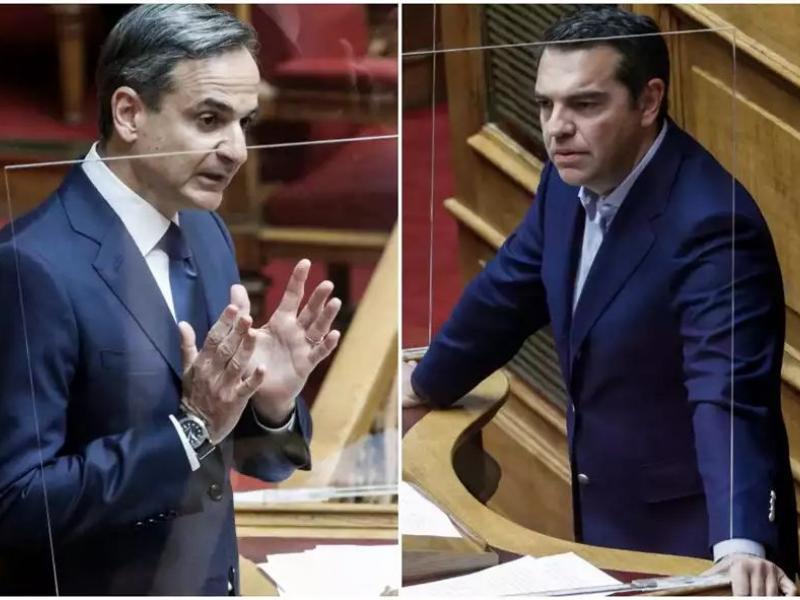 Κυριάκος Μητσοτάκης Αλέξης Τσίπρας