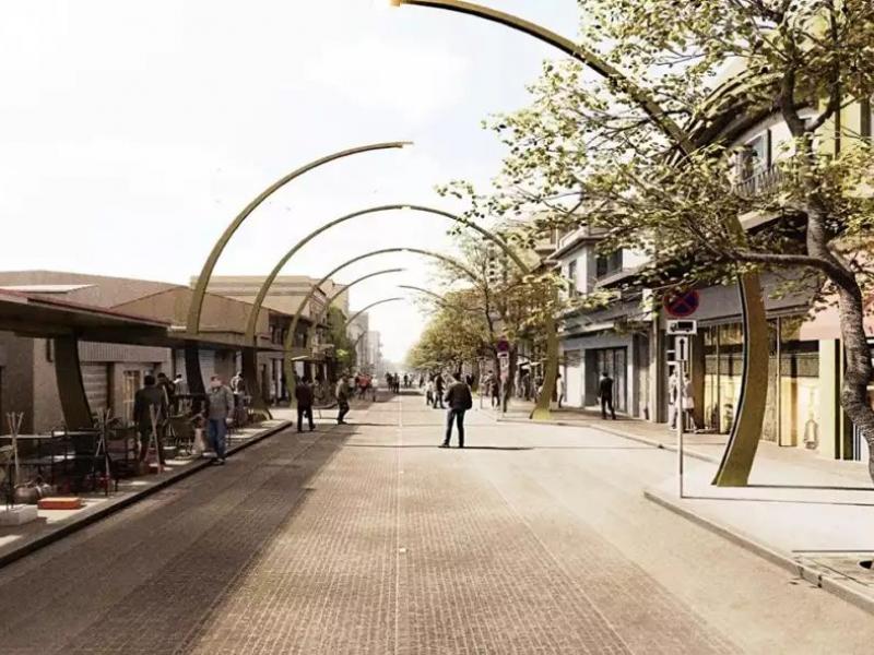 Ερμού, πεζόδρομος, αγορά, καταστήματα, ανάπλαση