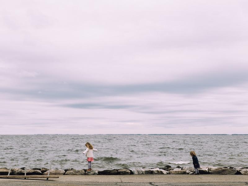 παιδί παραλία