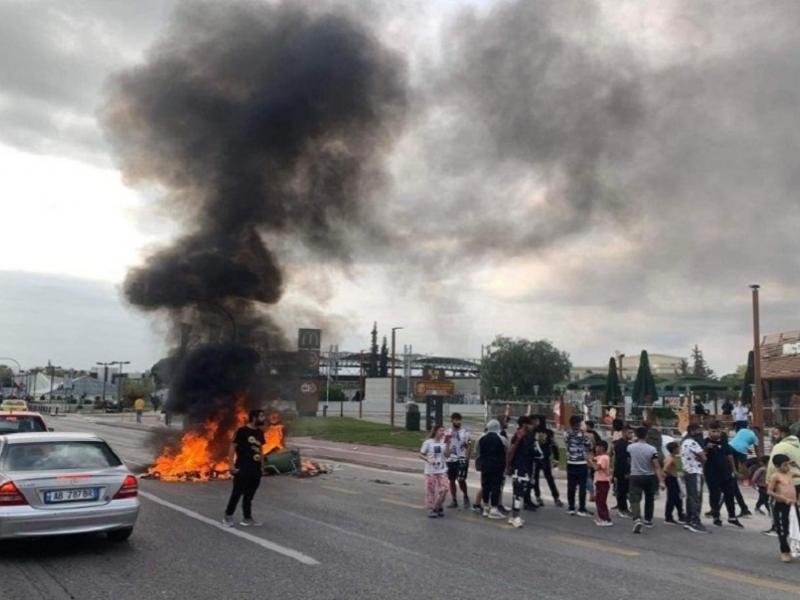 Φωτιά στη Μεσογείων
