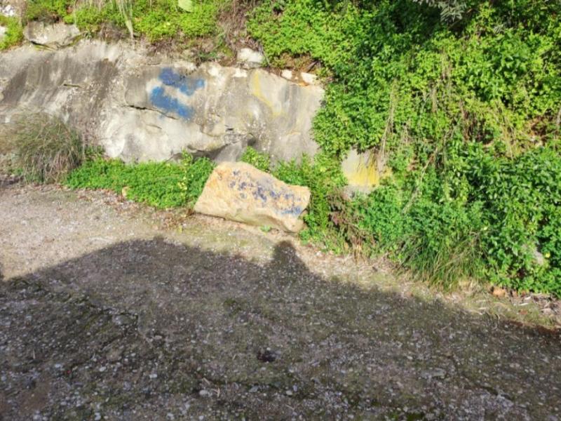 Πτώση βράχων στο Αγρίνιο