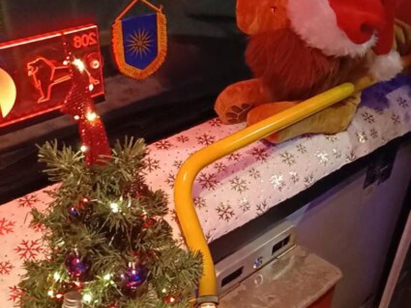 λεωφορειο χριστουγεννα