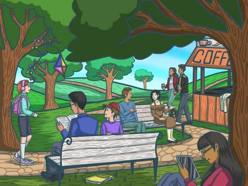 Οφθαλμαπάτη με εφημερίδα