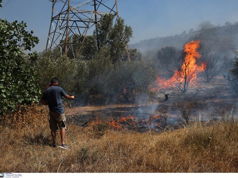Φωτιά στο Κορωπί