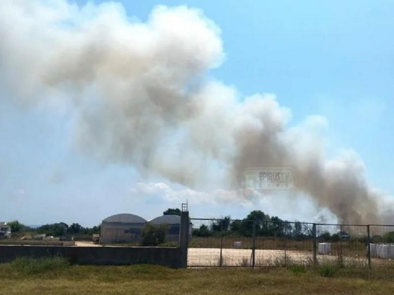 Φωτιά στην Πρέβεζα