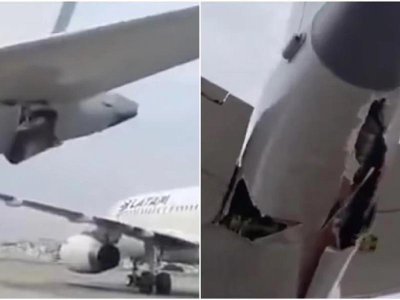 Αεροπλάνα γεμάτα επιβάτες συγκρούστηκαν σε αεροδρόμιο