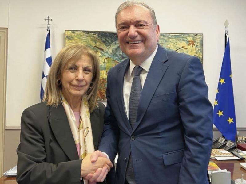 Συνάντηση Αηδονά - Καϊτεζίδη