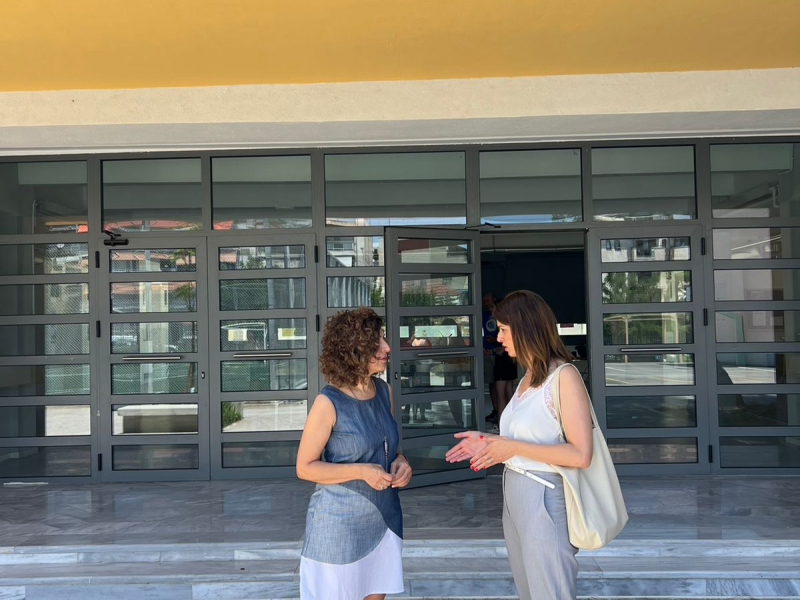 Κατερίνα Νοτοπούλου επίσκεψη