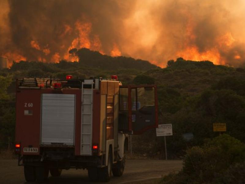Φωτιά στα Κύθηρα
