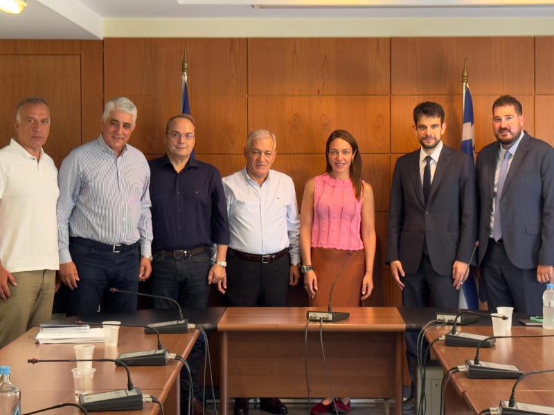 Δόμνα Μιχαηλίδου σε συνάντηση με την ΚΕΔΕ