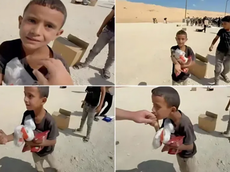 Ο μικρός Αμίρ δολοφονήθηκε στη Γάζα ενώ έπαιρνε φαγητό