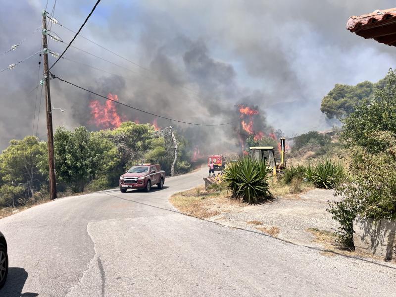 Φωτιά στη Ζάκυνθο